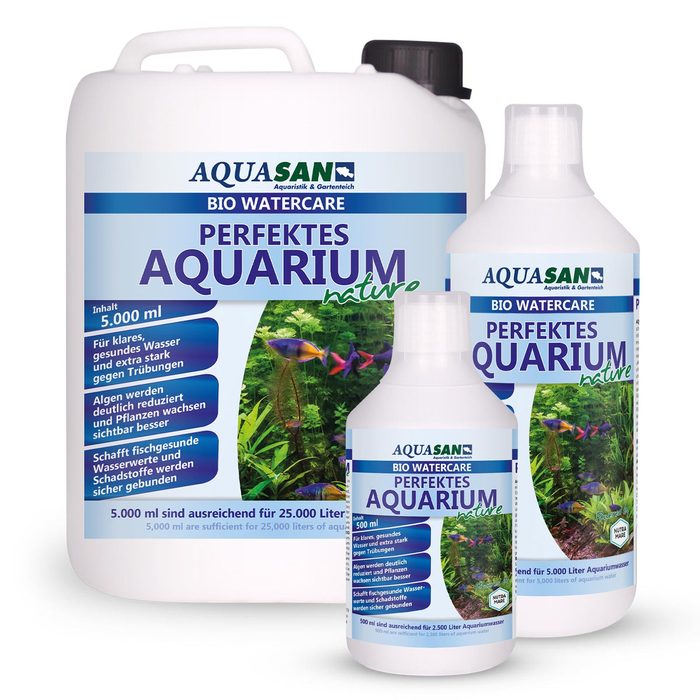 Produkt aus eigener Entwicklung: AQUASAN Perfektes Aquarium