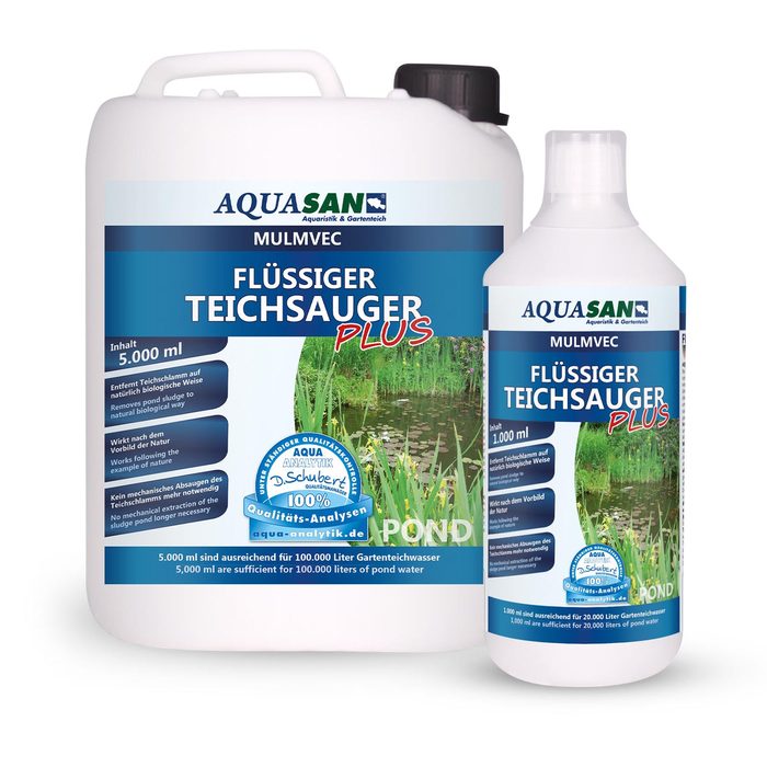 AQUASAN Flüssiger Teichsauger PLUS