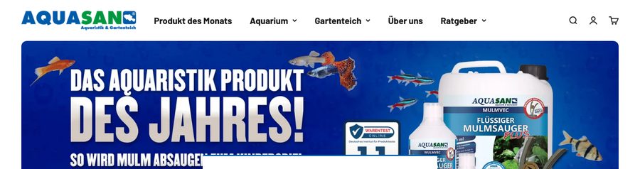 Onlineshop aquasan-aquaristik.de